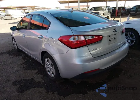 2015 Kia Forte Lx из США, поврежденный, VIN KNAFX4A68F5429993